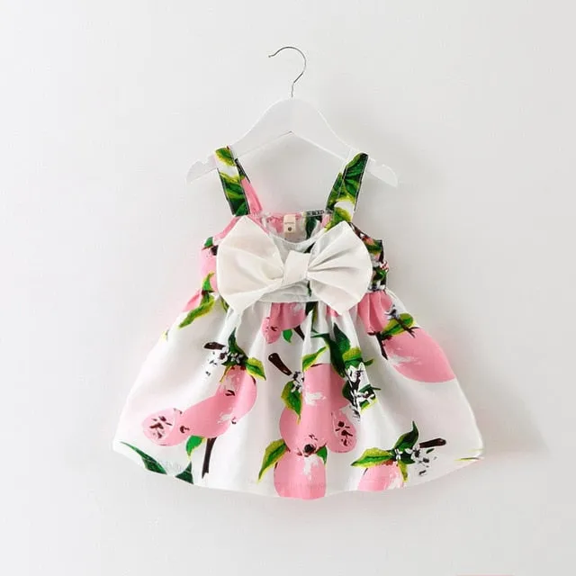 2018 New Summer Dress Children's Clothing Girls Denim Stitching Baby Girl Dresses Party Wedding Children's Mesh Princess Dress