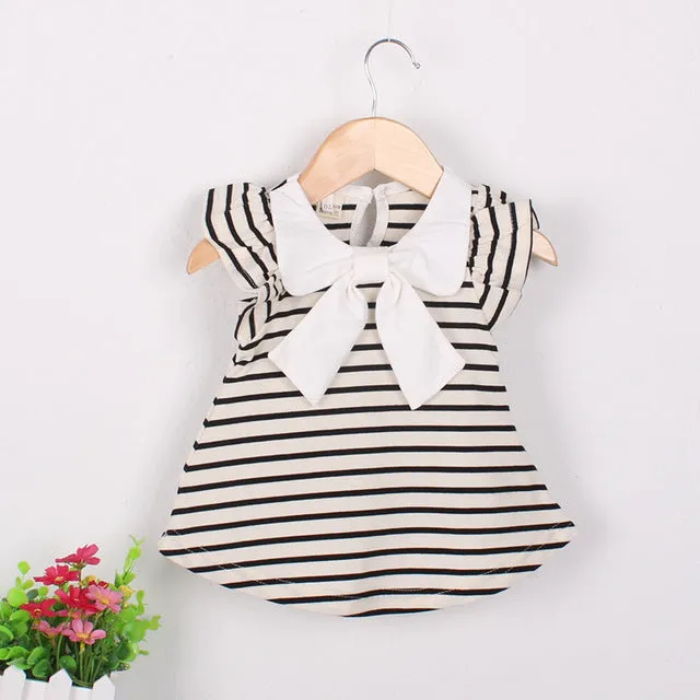 2018 New Summer Dress Children's Clothing Girls Denim Stitching Baby Girl Dresses Party Wedding Children's Mesh Princess Dress
