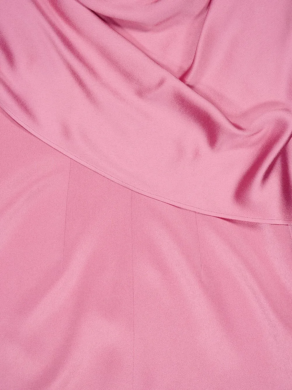 Asymmetric Draped Back Dress