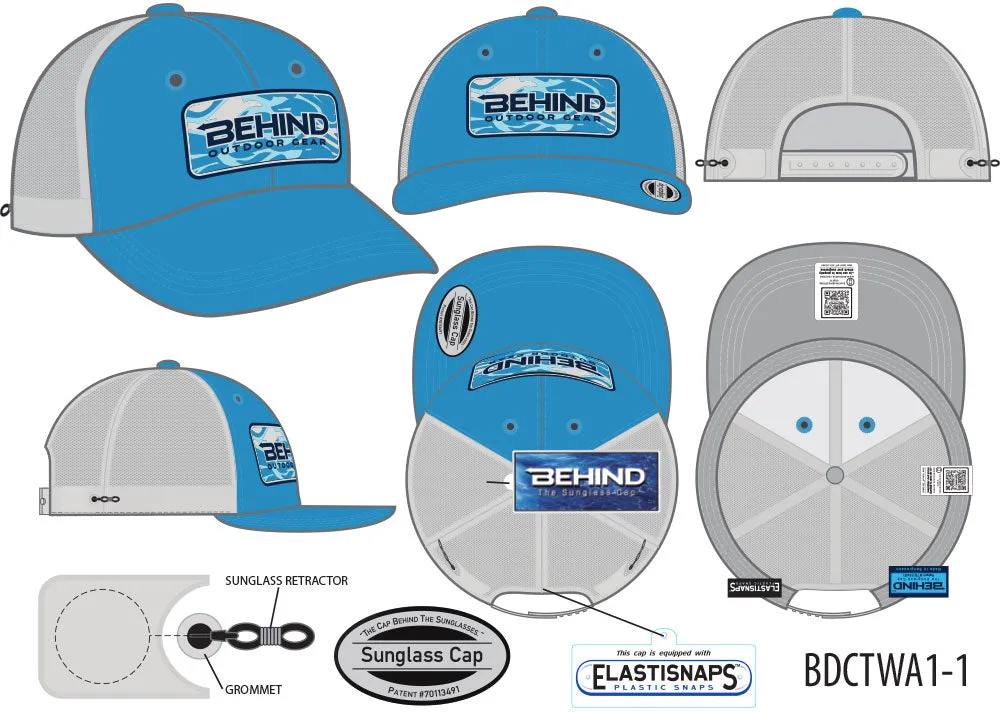 BDCTWA1-1 (BRIGHT BLUE / WHITE MESH)