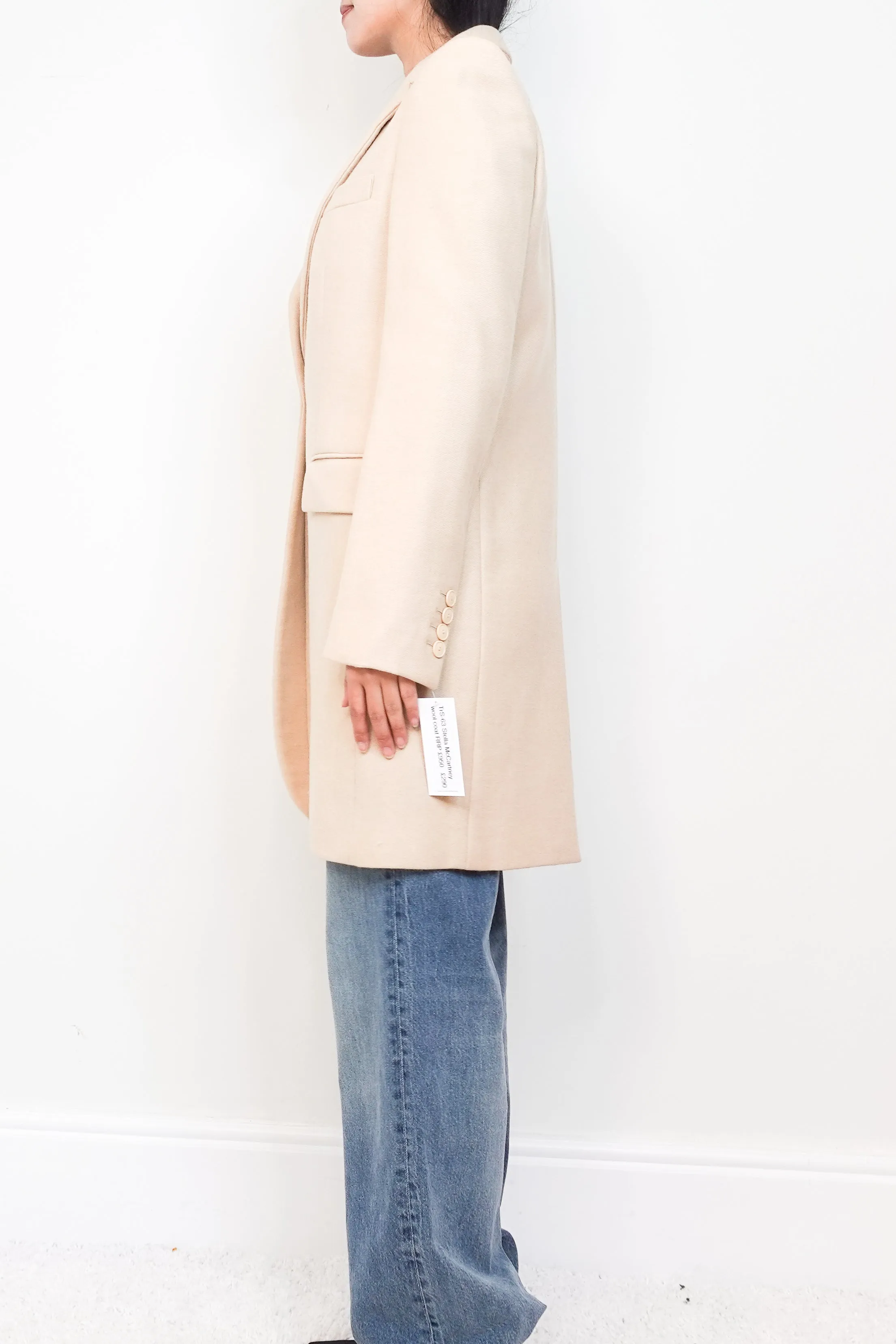Beige Wool Coat RRP £950