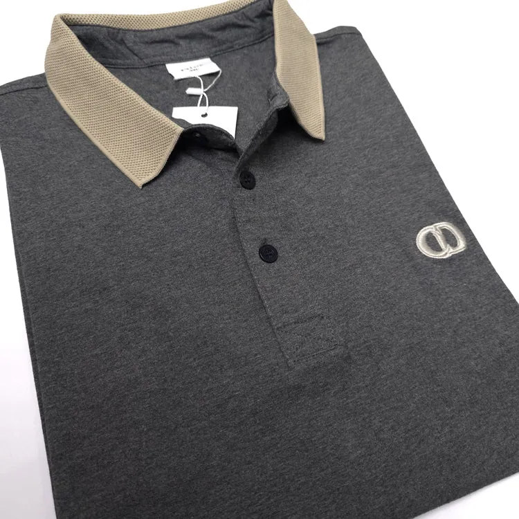 BIG- CD designer polo shirt | Grey