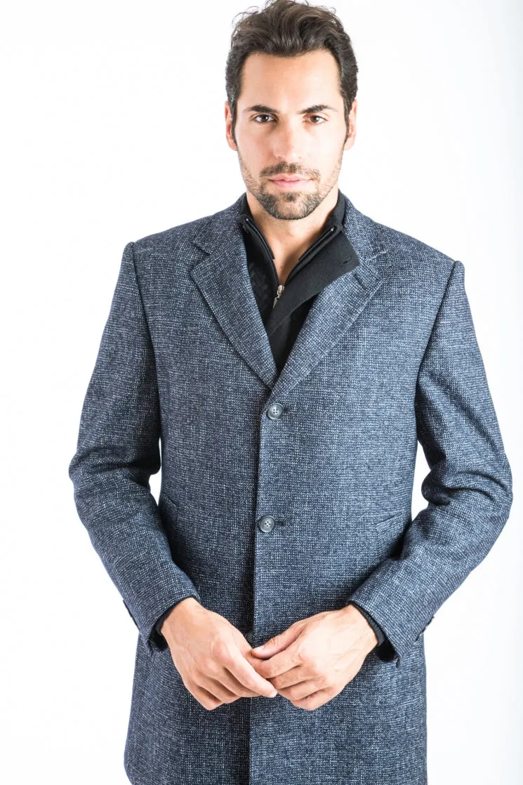 Black Riches Classic Fit Overcoat