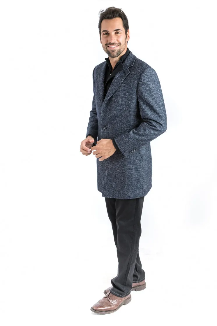 Black Riches Classic Fit Overcoat