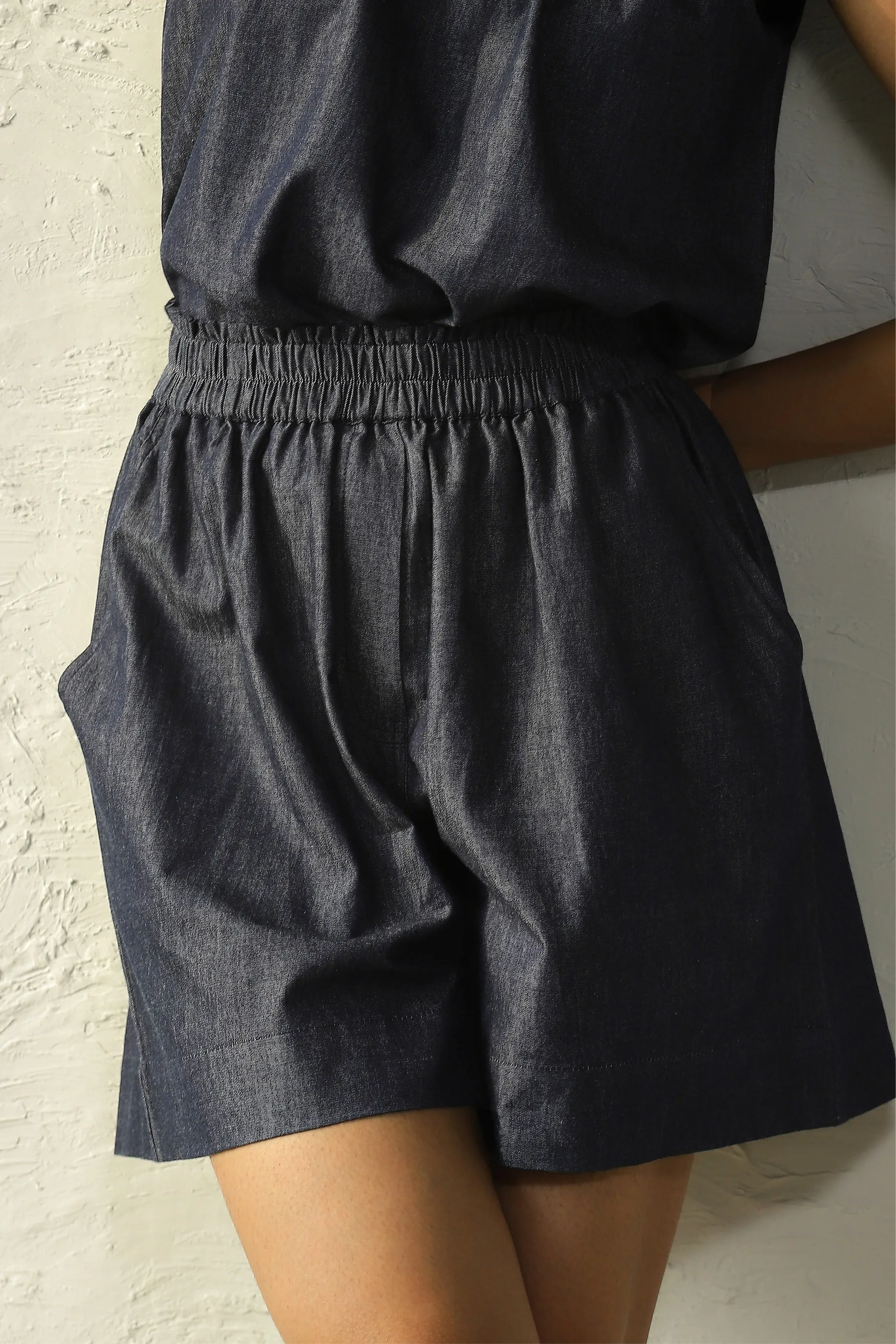 BreezeEase Denim Shorts
