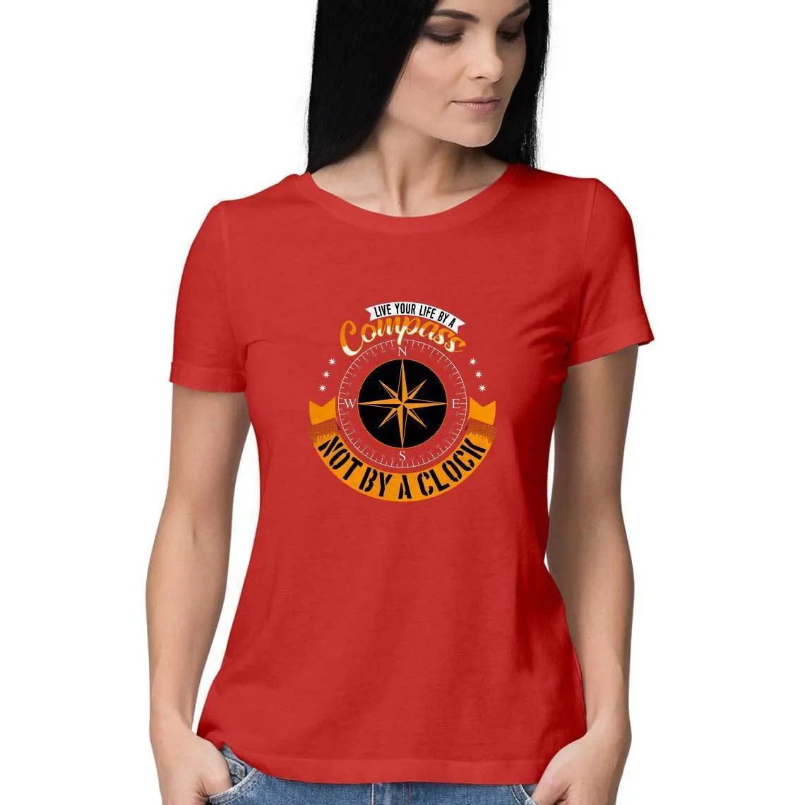 Compass Design T-Shirt
