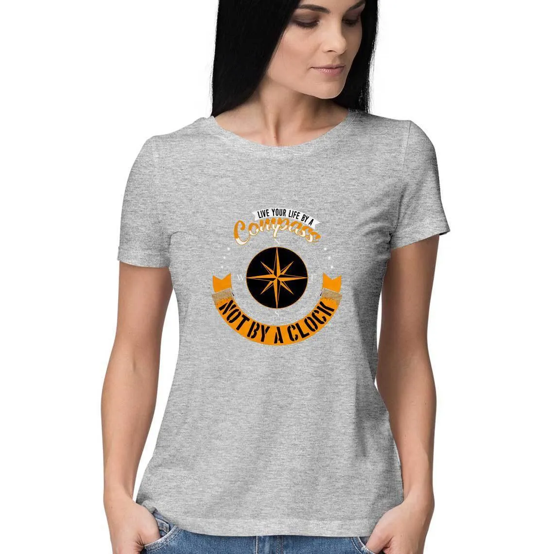 Compass Design T-Shirt