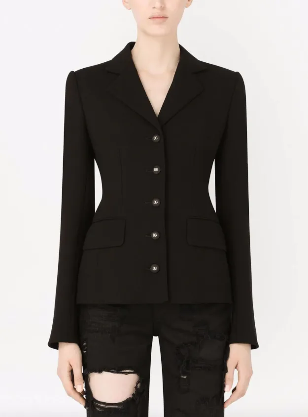 Dolce & Gabbana single-breasted wool blazer