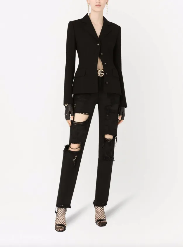 Dolce & Gabbana single-breasted wool blazer