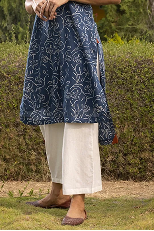 Elisa Ivory Cotton Pants