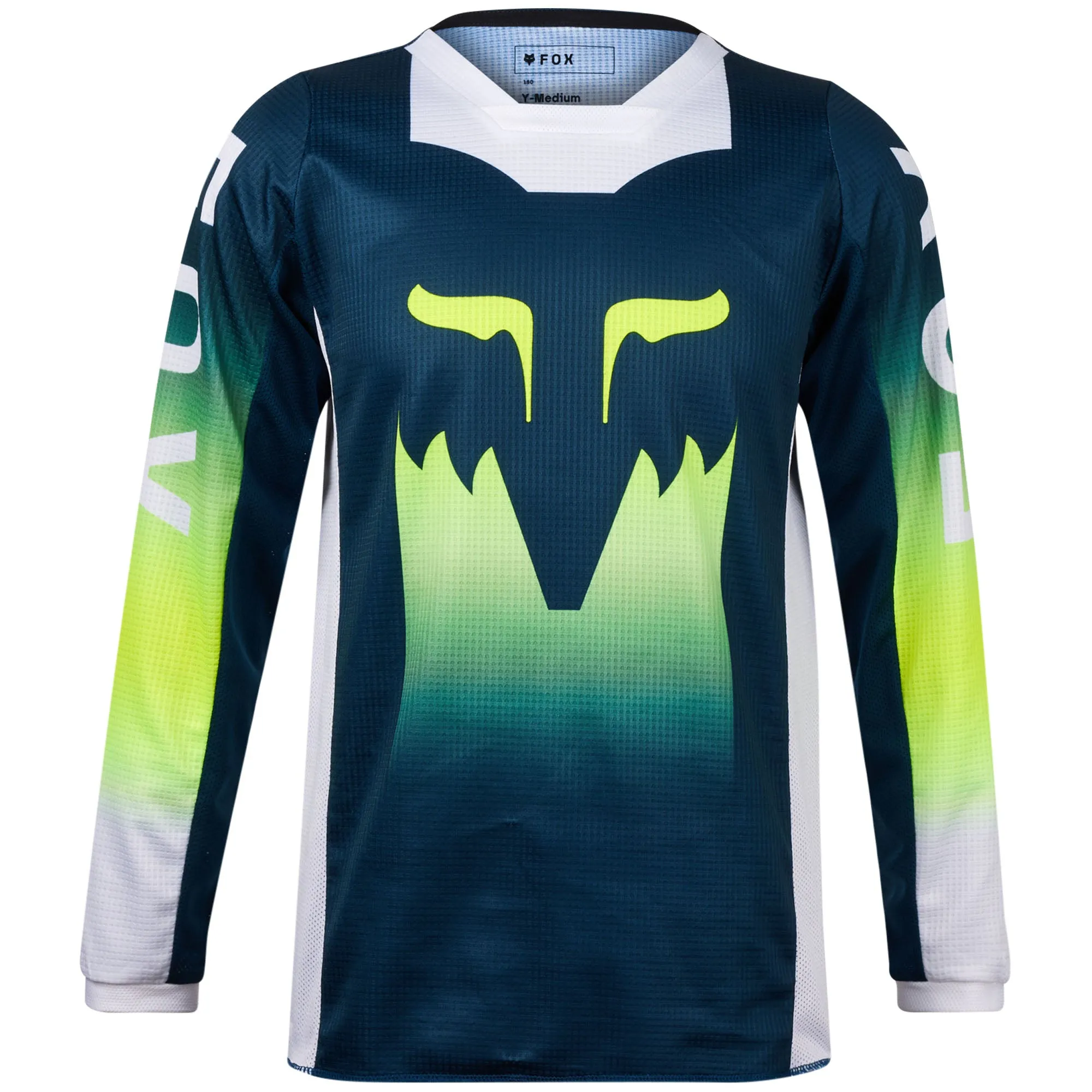 Fox Racing Youth 180 Flora Offroad Jersey Dark Indigo Blue