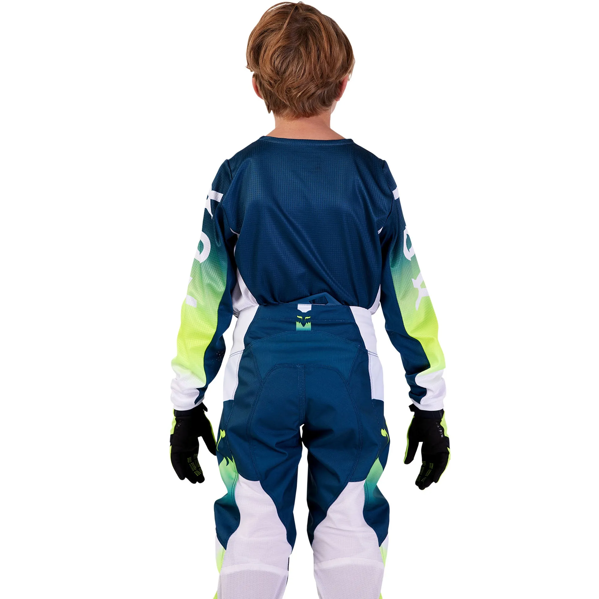 Fox Racing Youth 180 Flora Offroad Jersey Dark Indigo Blue