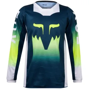 Fox Racing Youth 180 Flora Offroad Jersey Dark Indigo Blue