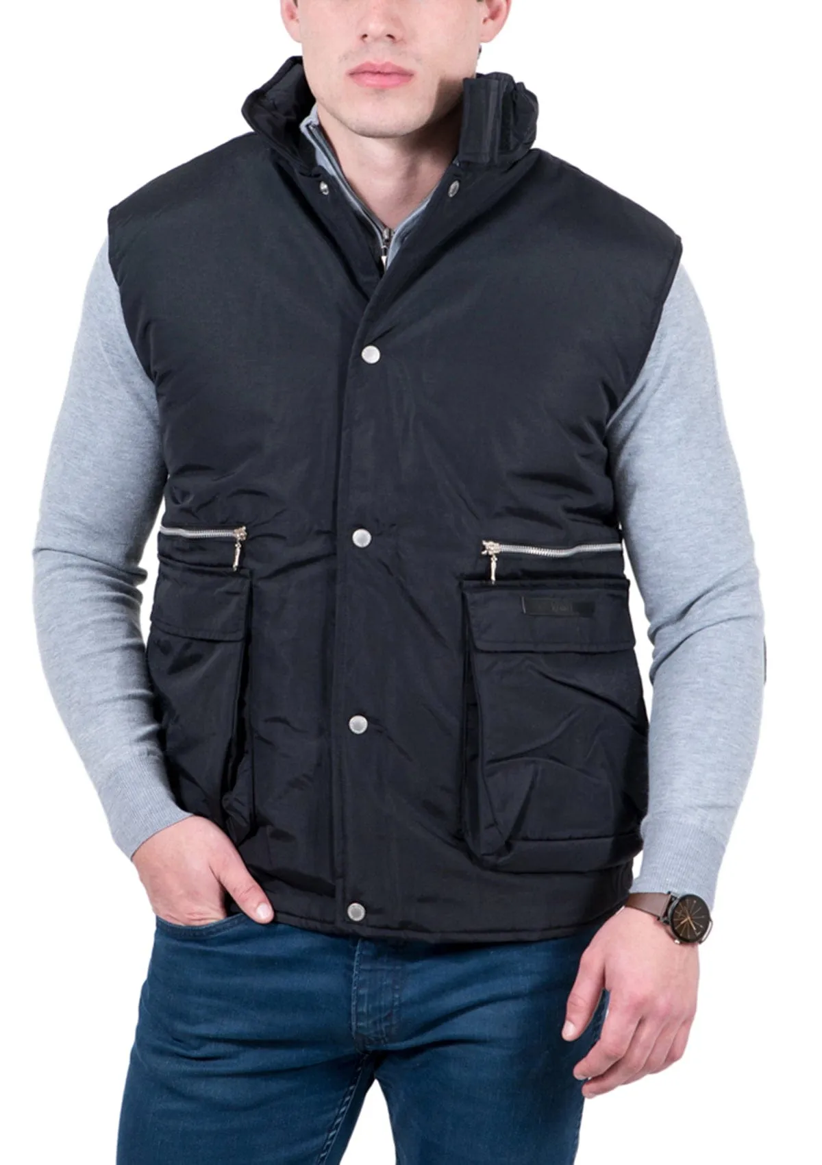 GianFranco Ferre GFF 014 Nero Black Sleeveless Jacket
