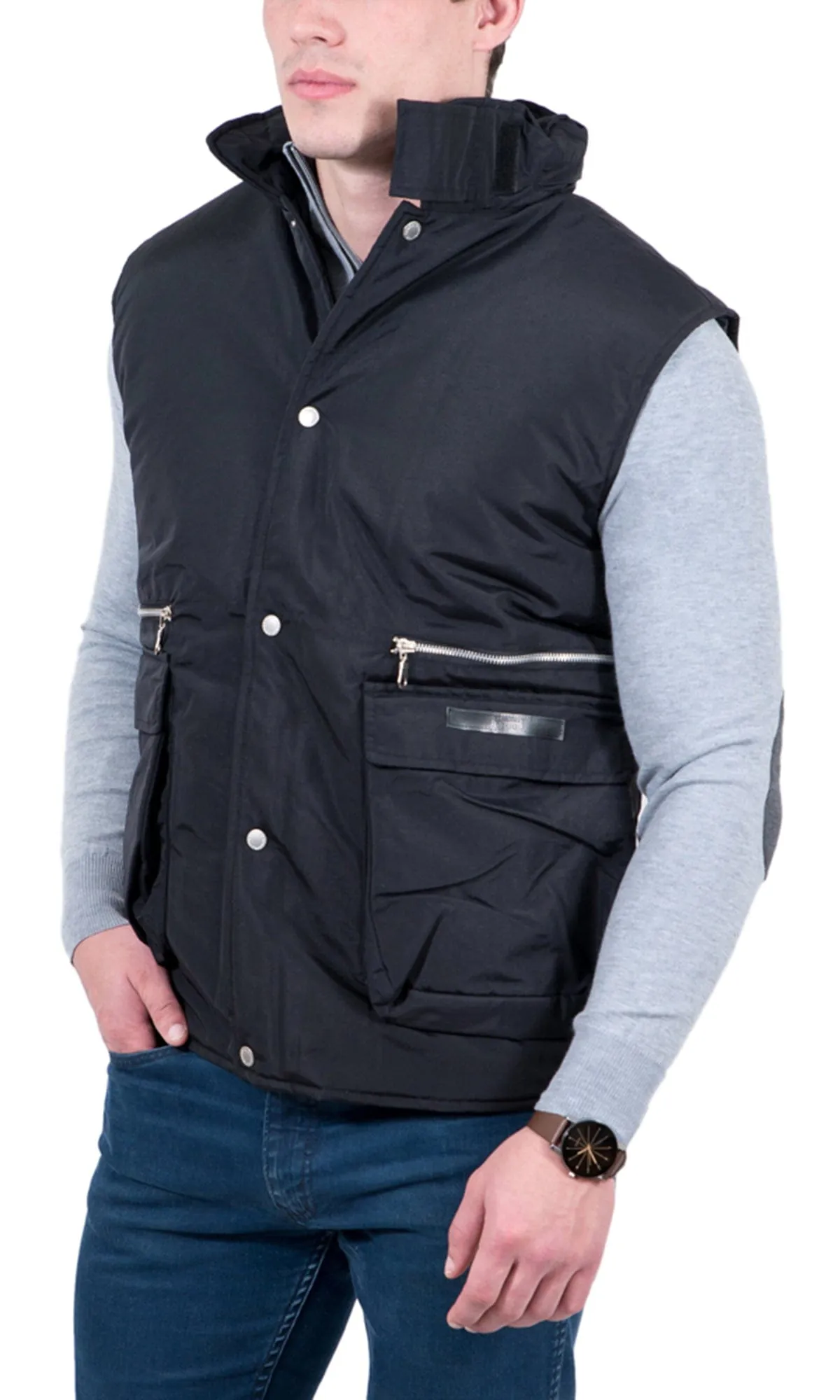 GianFranco Ferre GFF 014 Nero Black Sleeveless Jacket
