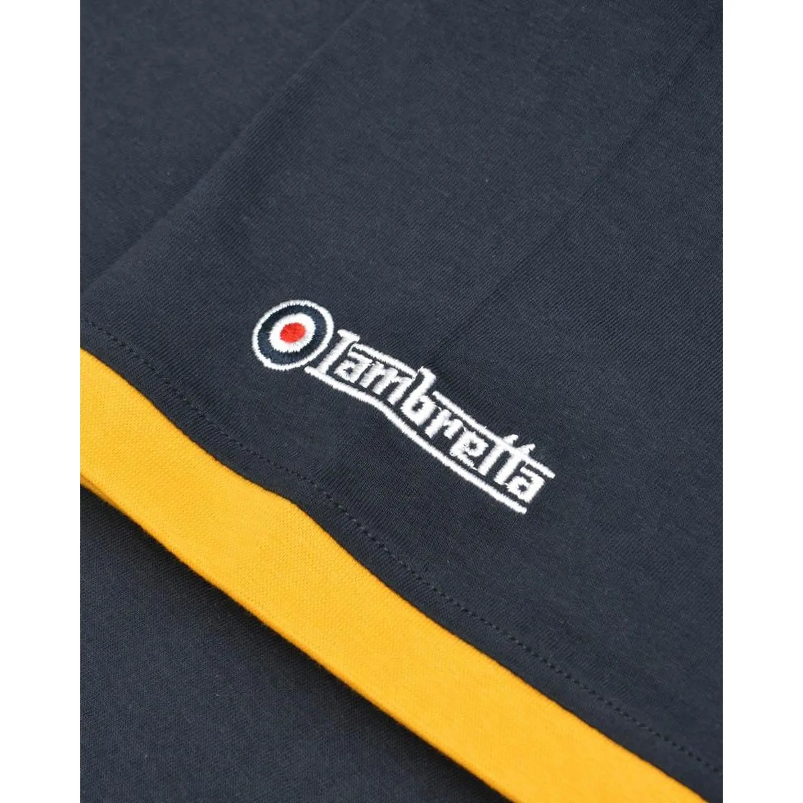 Lambretta Mens Target Print Ringer T-Shirt
