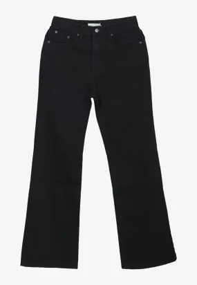 Logo-Patch Boot-Cut Jeans