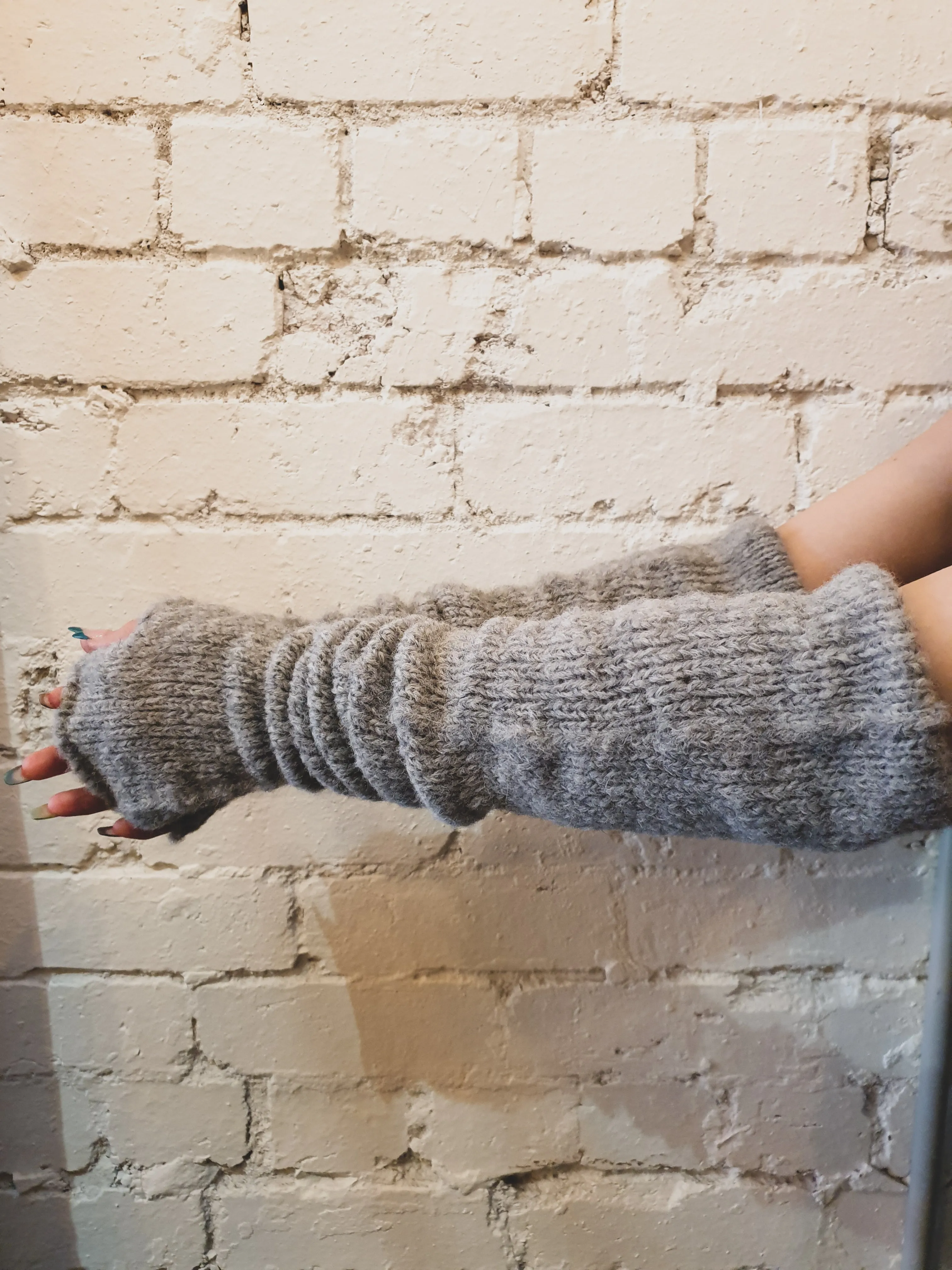 Long line mittens / sleeves (Alpaca)
