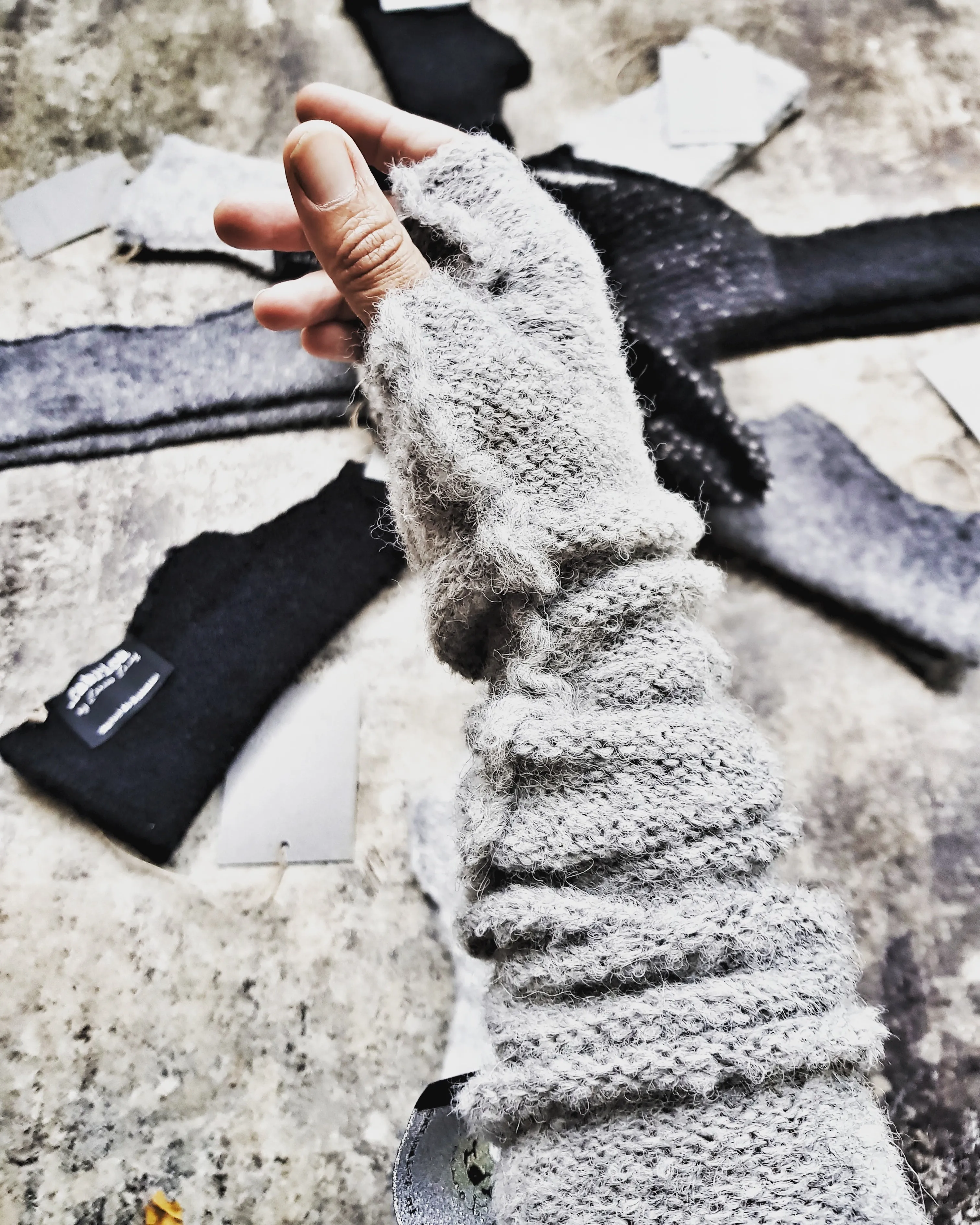 Long line mittens / sleeves (Alpaca)