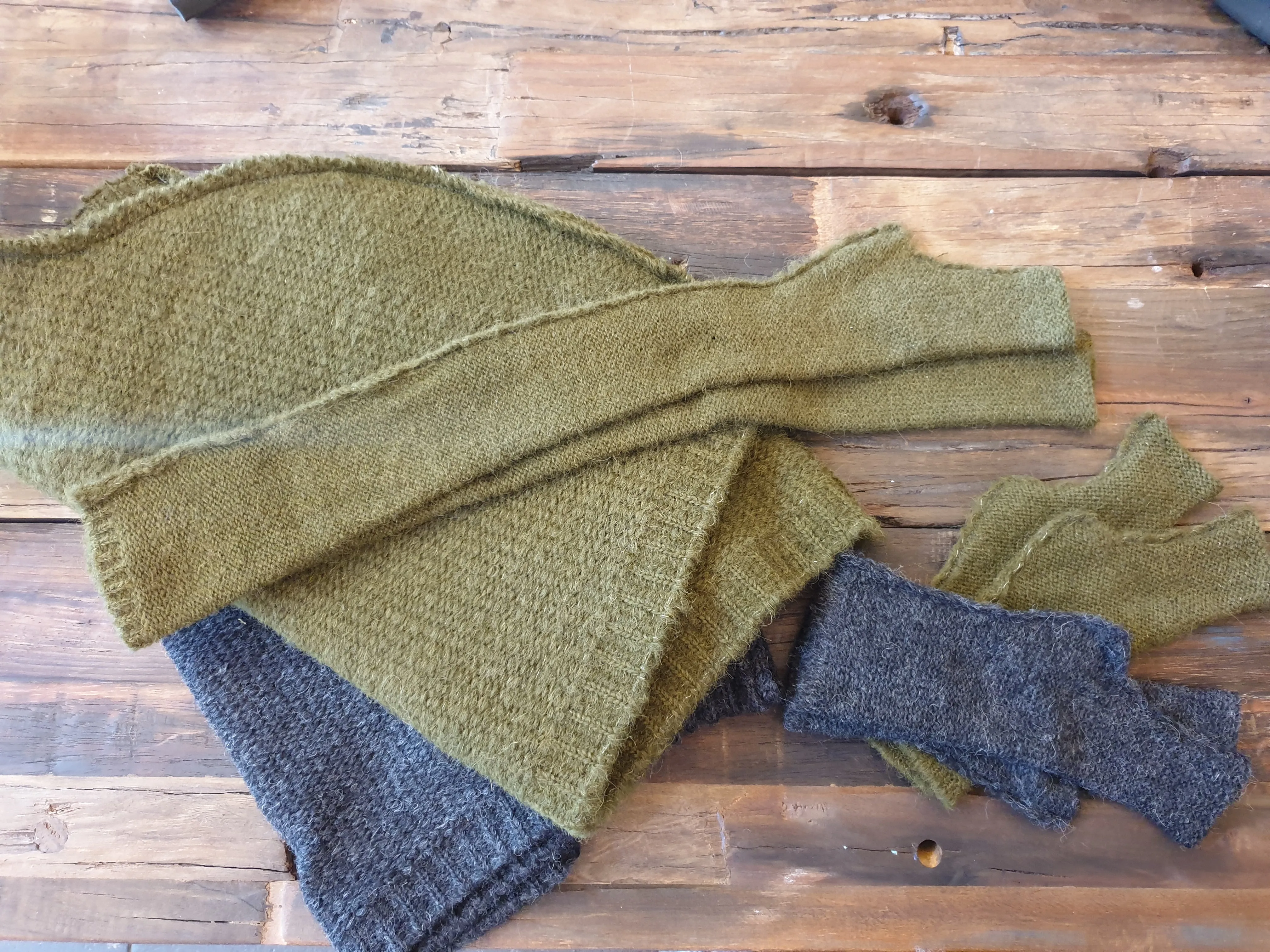 Long line mittens / sleeves (Alpaca)