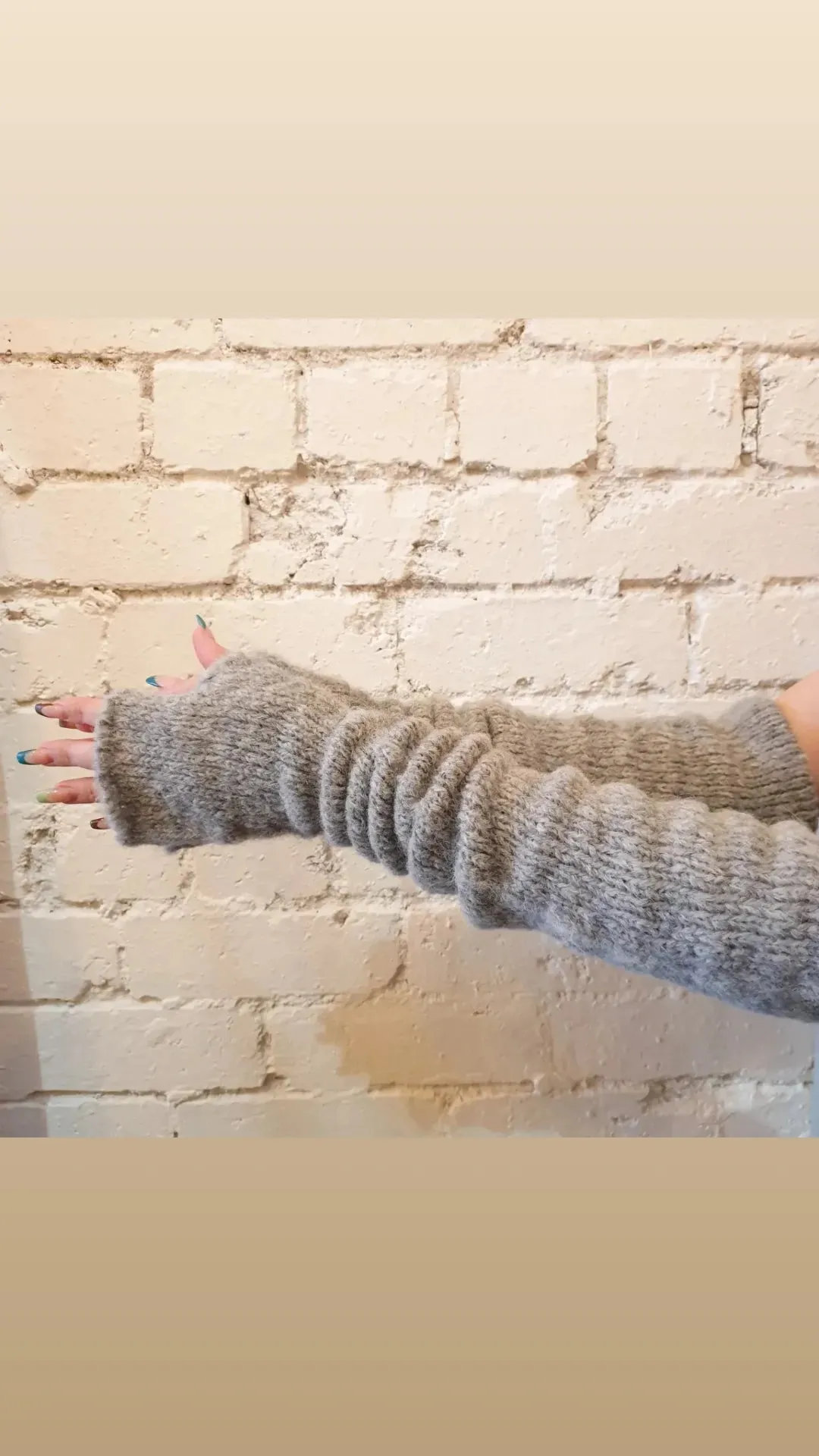 Long line mittens / sleeves (Alpaca)