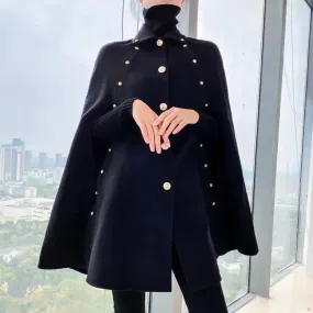 Majesty Winter Poncho Coat For Women