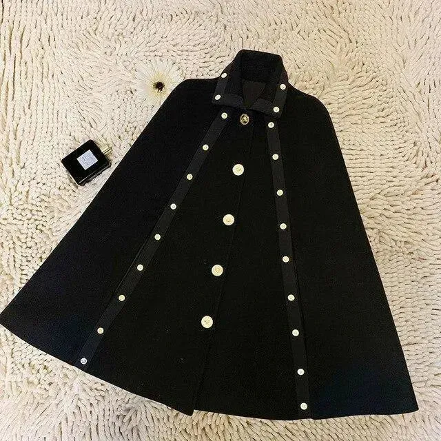 Majesty Winter Poncho Coat For Women