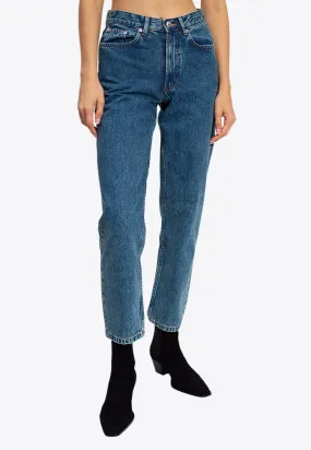 Martin High-Rise Straight-Leg Jeans