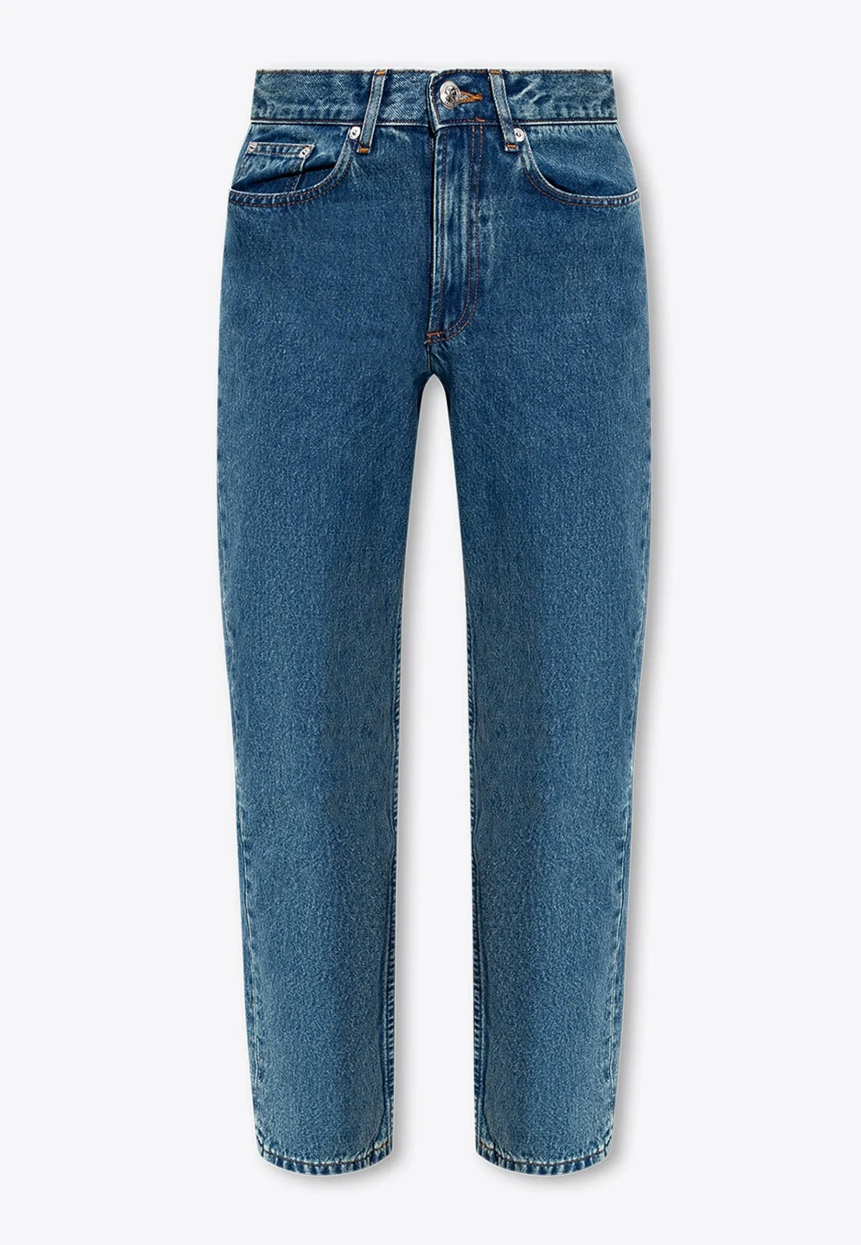 Martin High-Rise Straight-Leg Jeans