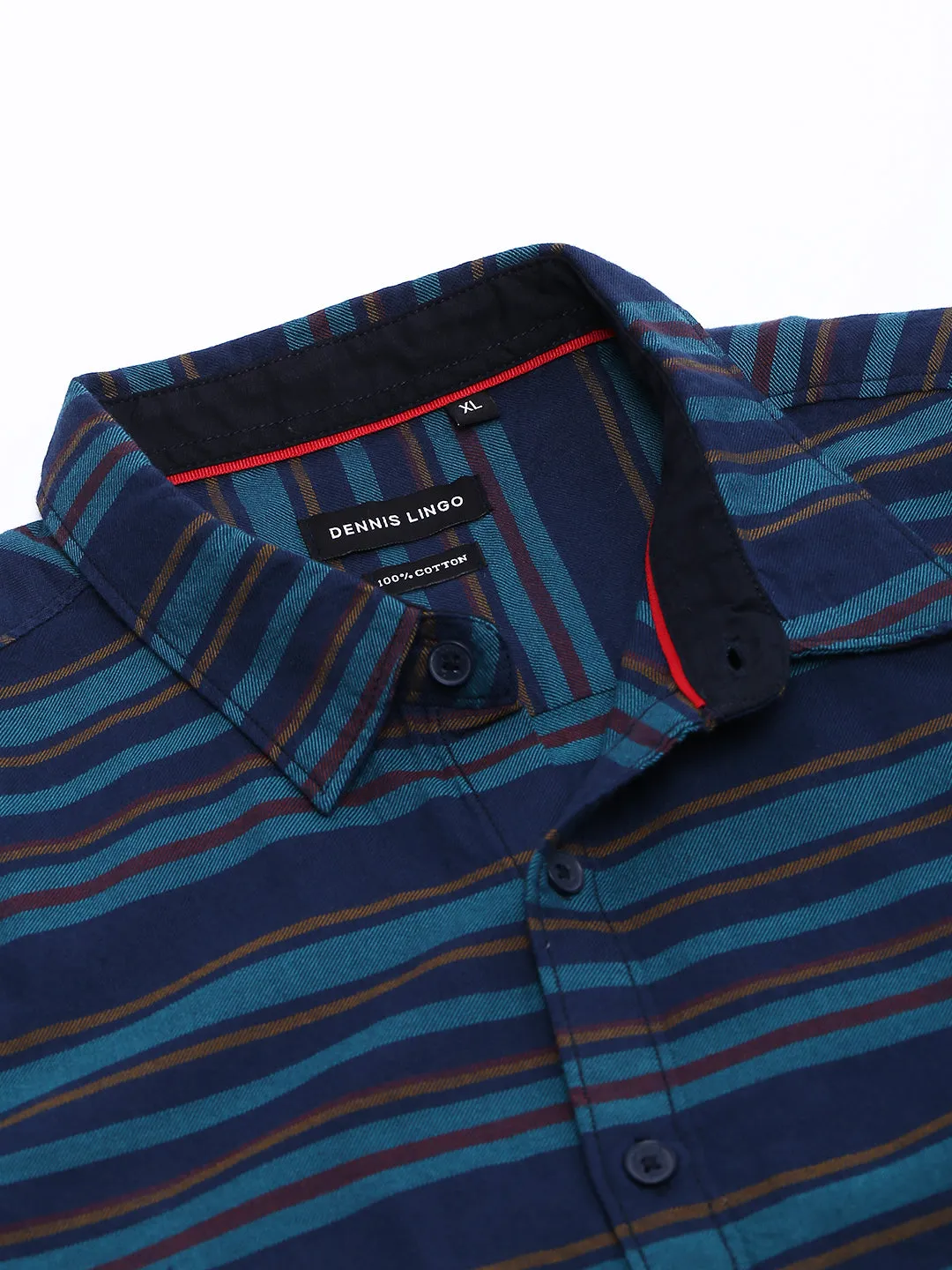Men's Navy Stripe Shirts