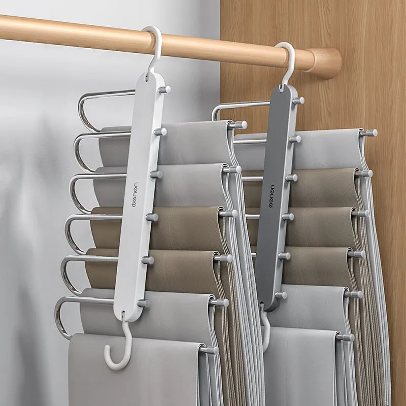 Multi-functional 6 in 1 Pants Hanger