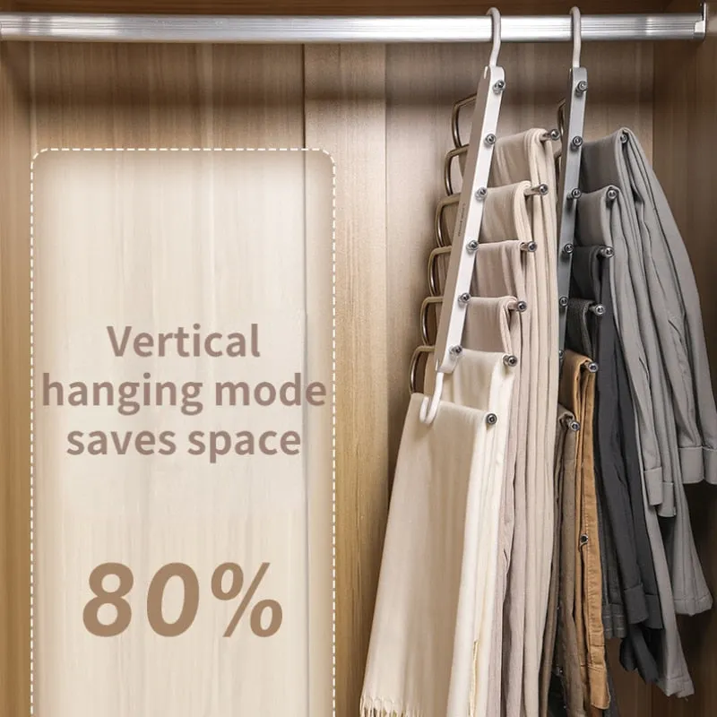 Multi-functional 6 in 1 Pants Hanger