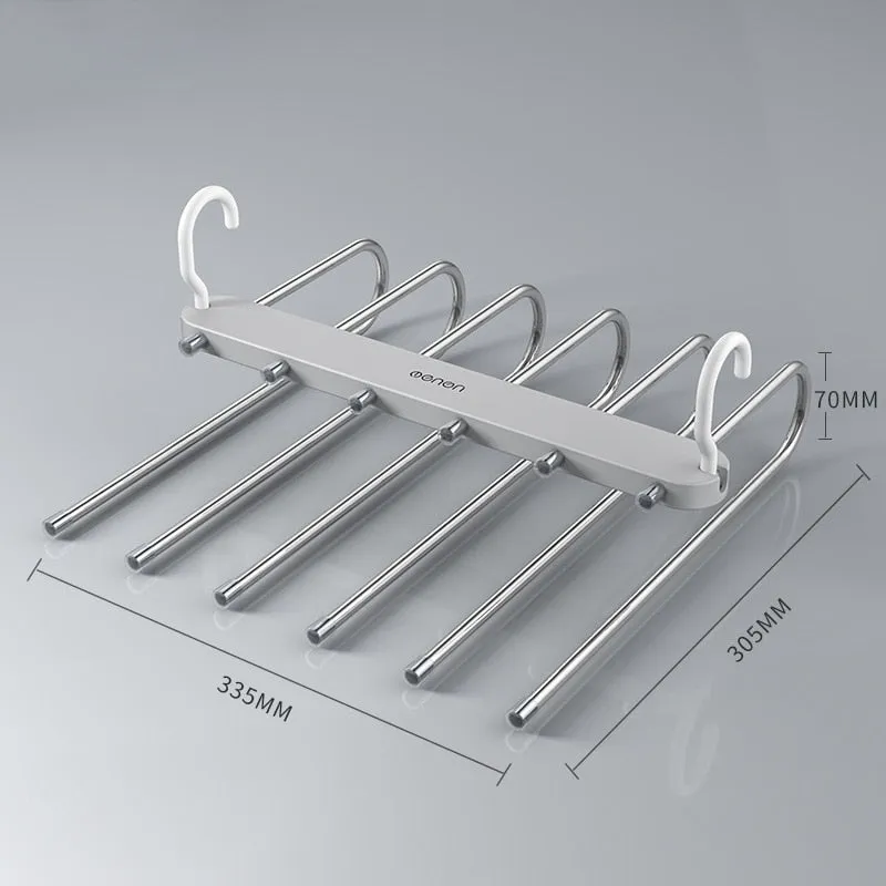 Multi-functional 6 in 1 Pants Hanger