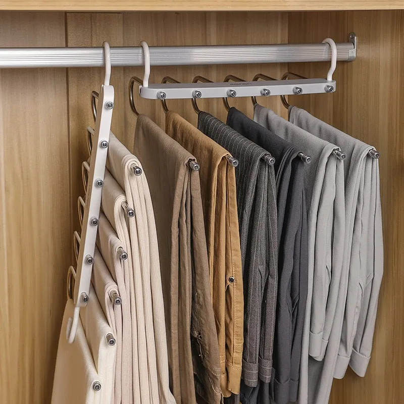 Multi-functional 6 in 1 Pants Hanger
