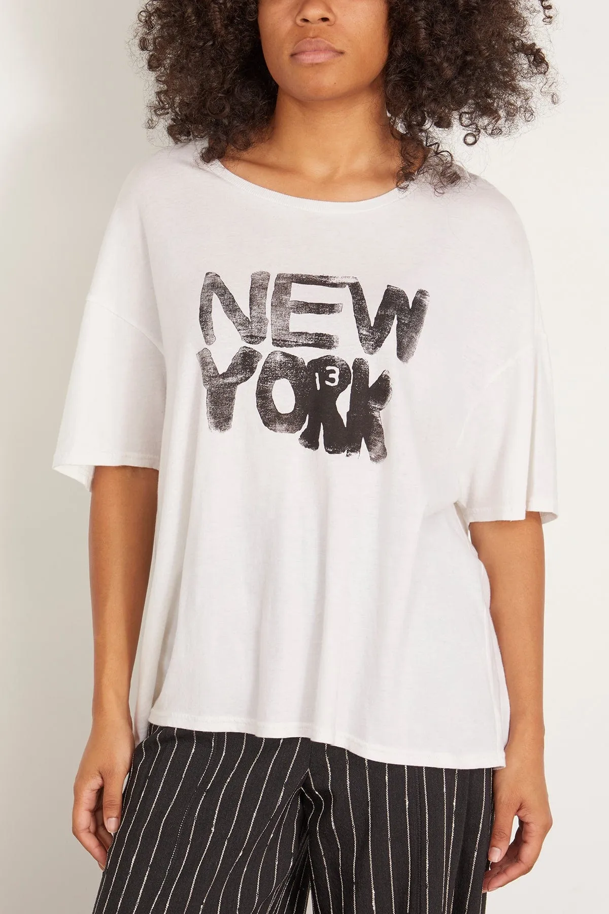 NY Relaxed T in Ecru