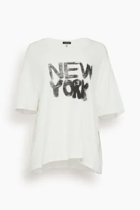 NY Relaxed T in Ecru