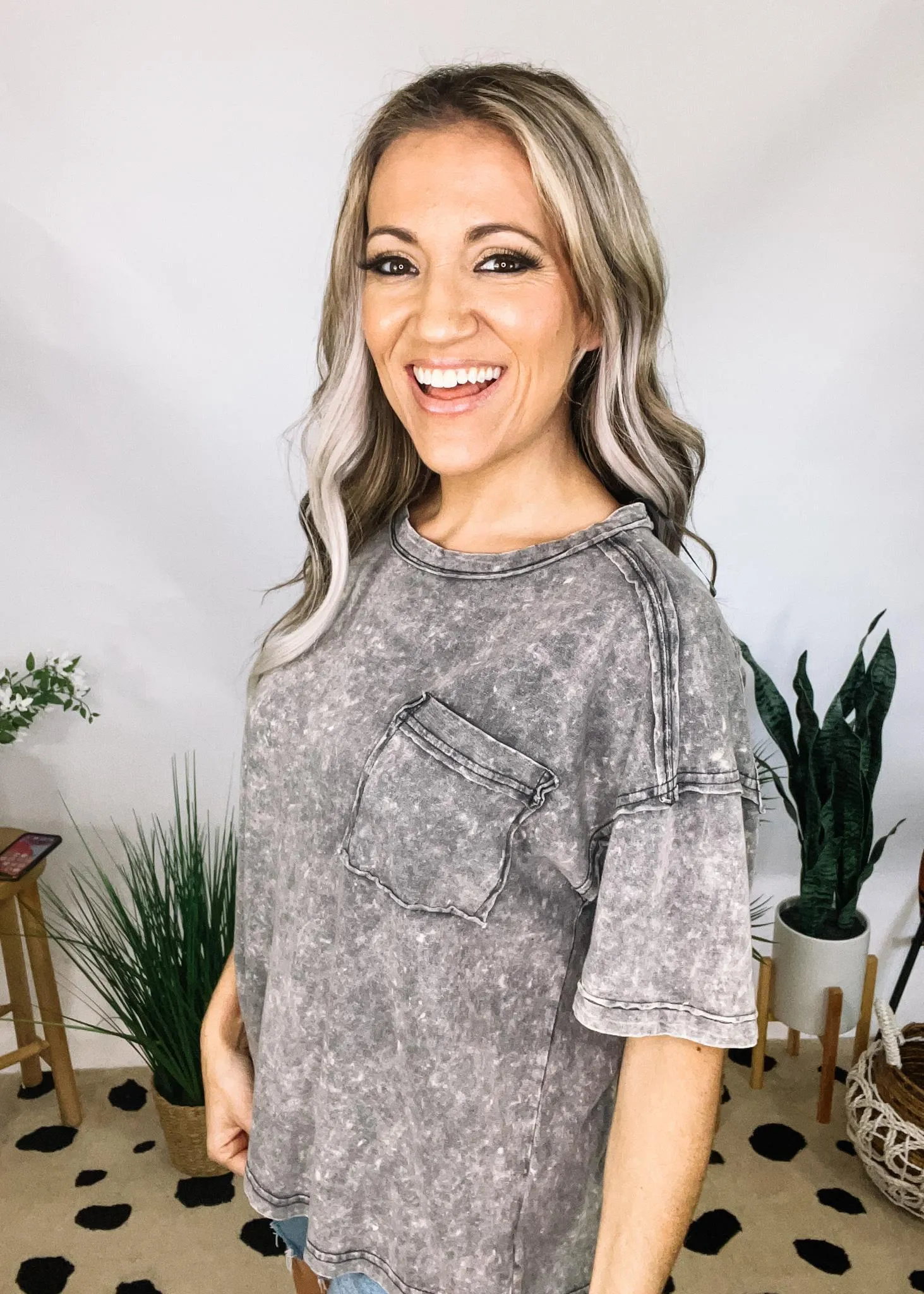 Relaxed Fit Vintage Wash Tee