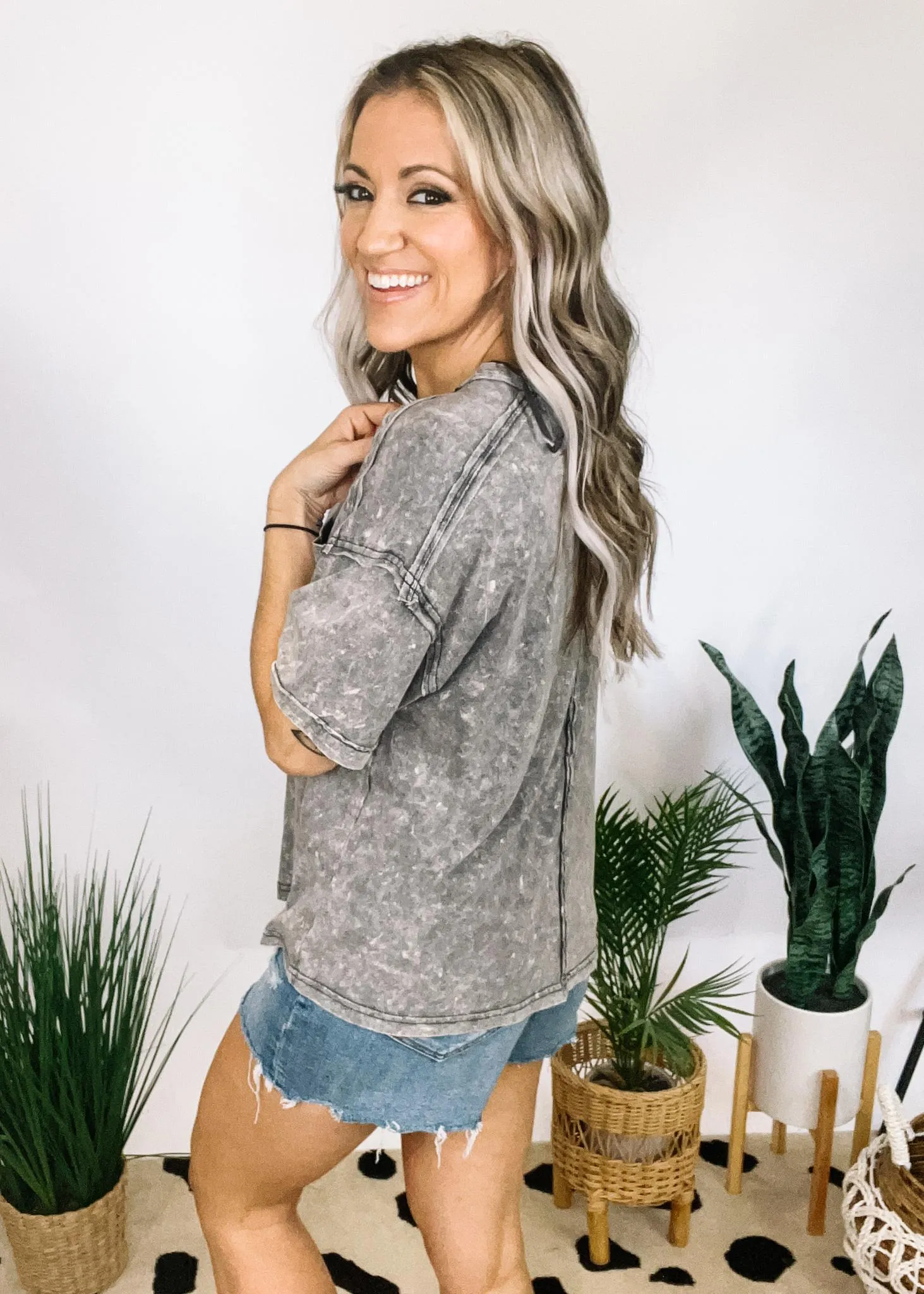 Relaxed Fit Vintage Wash Tee