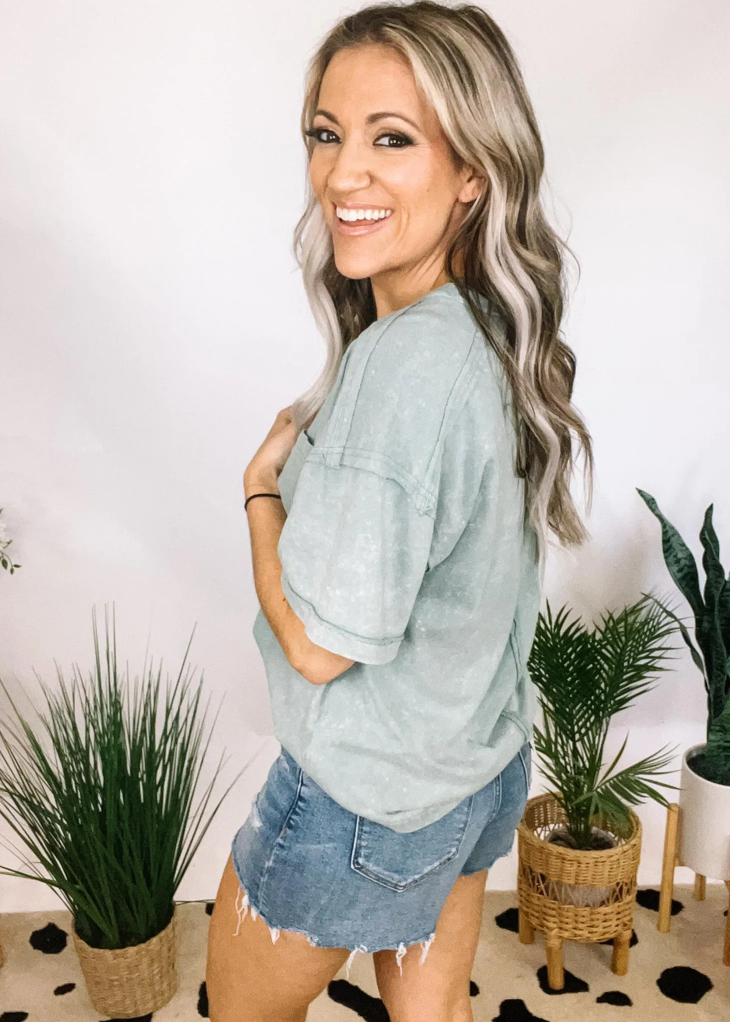 Relaxed Fit Vintage Wash Tee