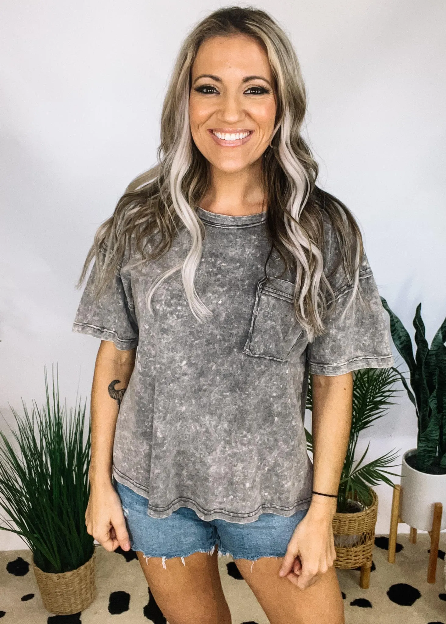 Relaxed Fit Vintage Wash Tee