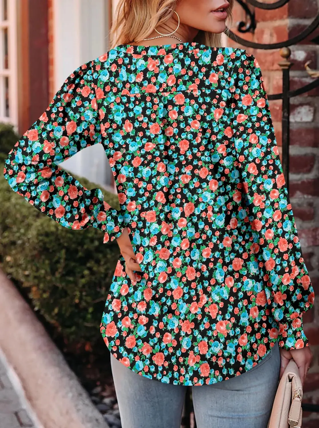 Roselinlin Long Sleeve Tops