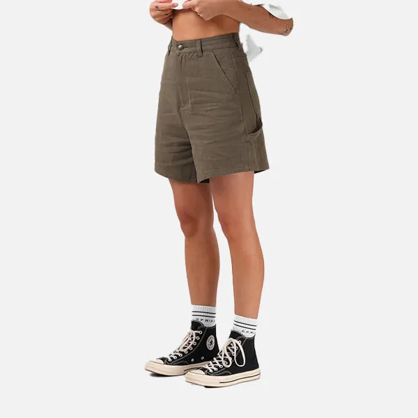 RPM Hemp Work Short - Washed Olive