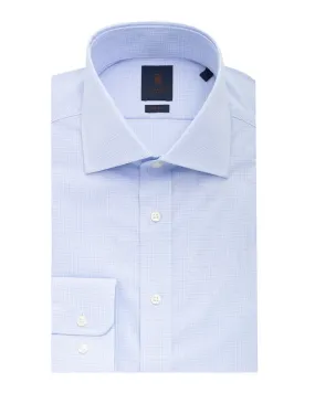 Sky Mini Graph Check Easy-iron Shirt