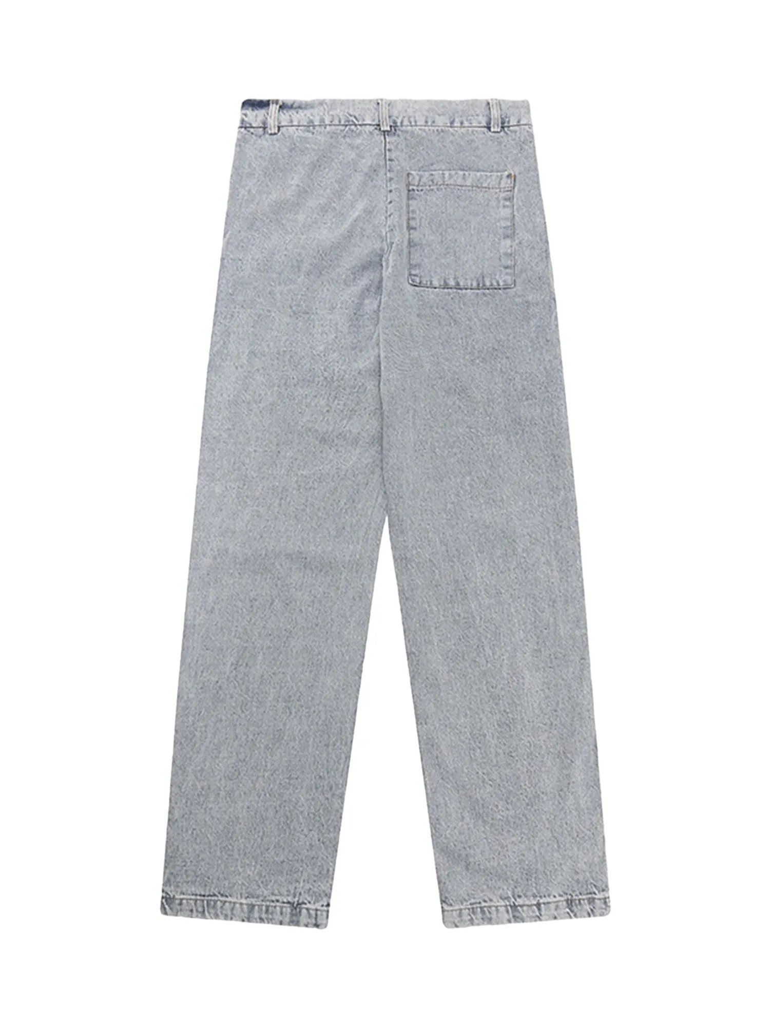 Sneakerhill Torn Side Straps Design Sense Jeans