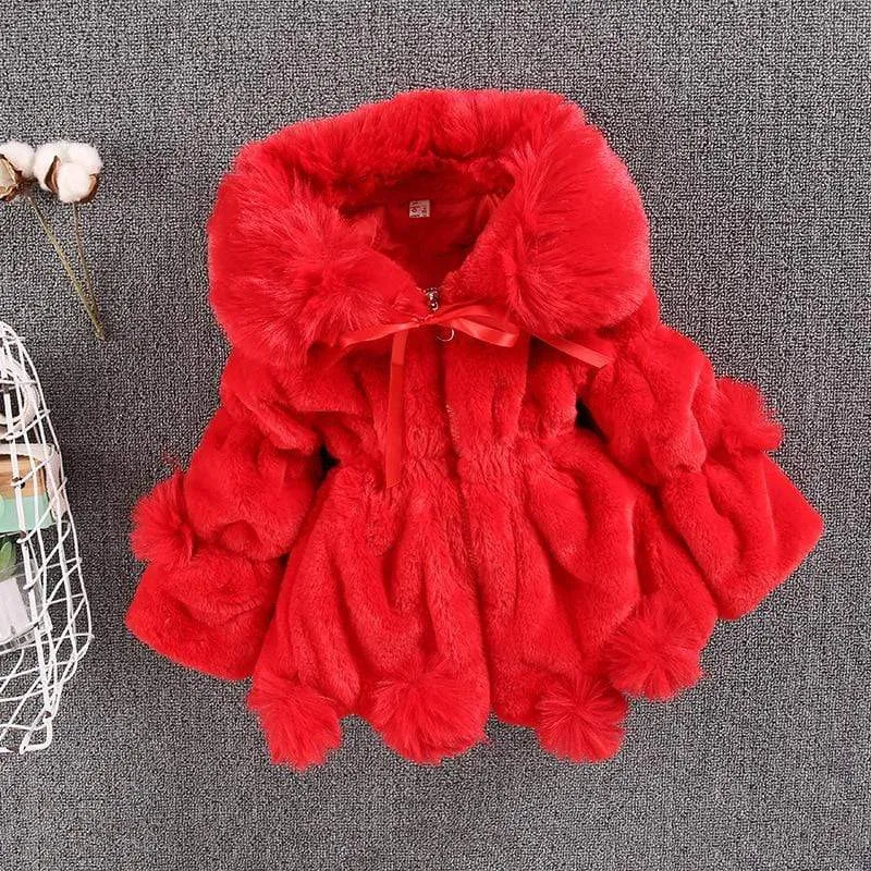 Stylish Girl Teddy Coat