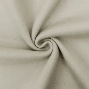 Taupe Beige Solid Wool Poly Brushed Back Double Knit Fabric