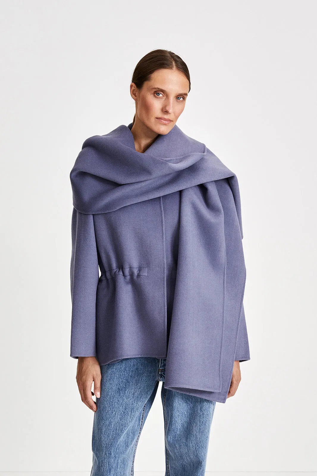 TECLA SCARF - DOVE BLUE