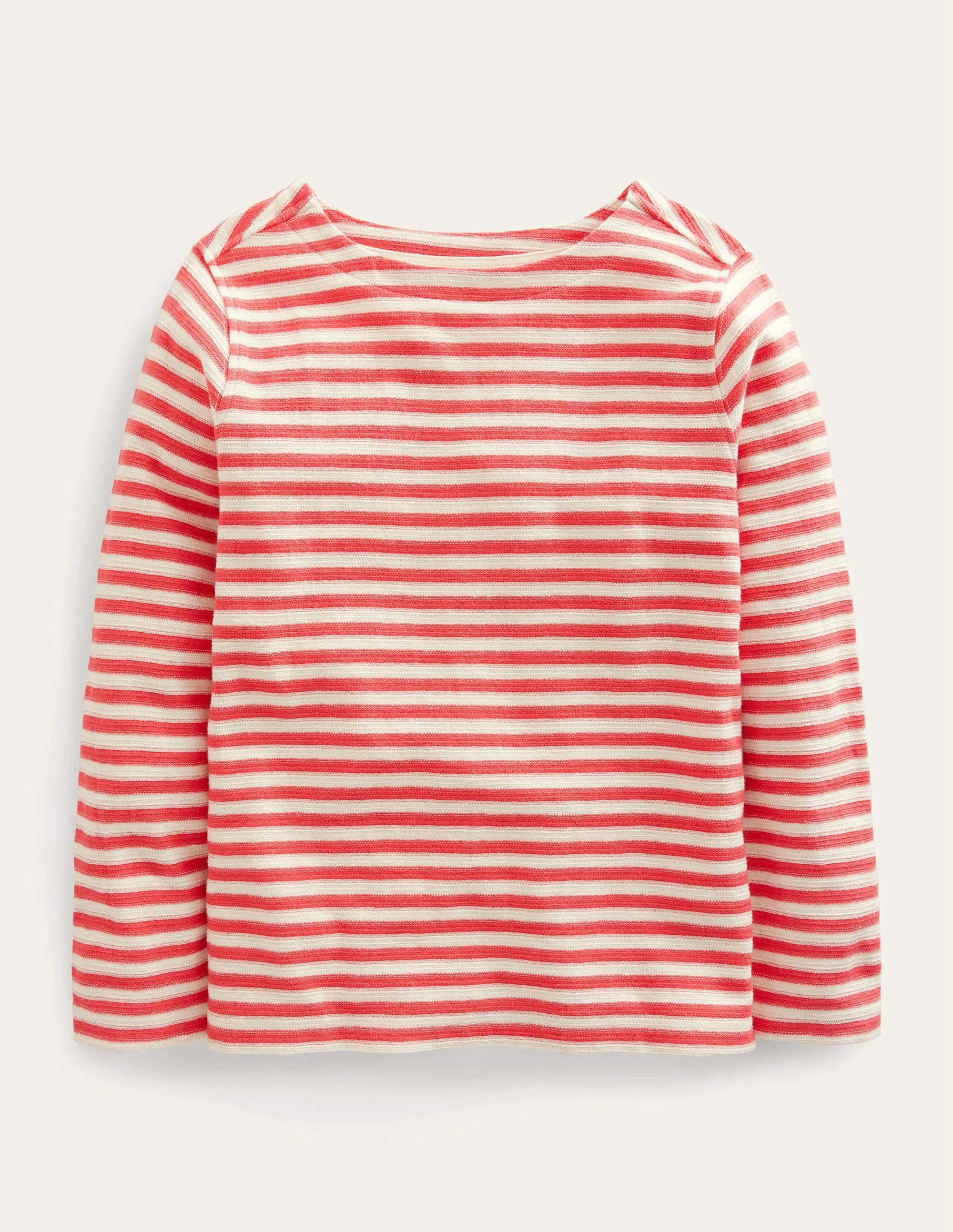 Texture Breton-Kumquat Orange/White