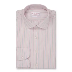 Thomas Pink Classic Fit Smart Casual Melange Stripe Shirt