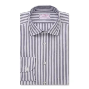 Thomas Pink Tailored Fit Smart Casual Woven Stripe Shirt